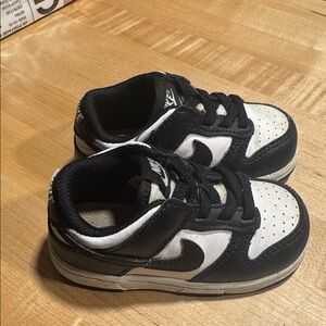 Nike Black and White Dunks Toddler